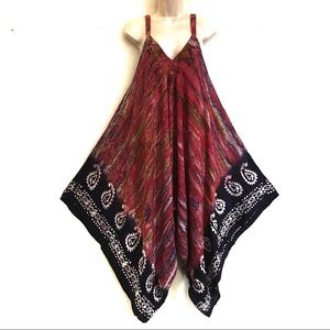Sacred Threads hippie boho tie dye jumpsuit romper